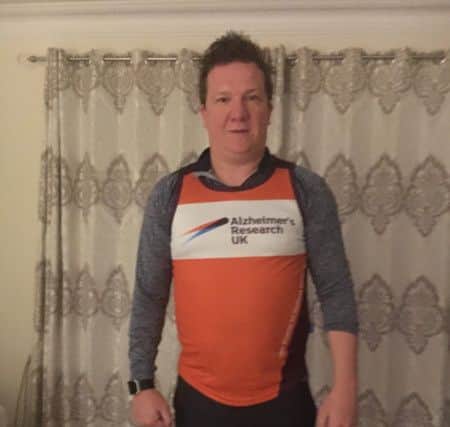 Steve Doyle from Southwater is set to run a half marathon for Alzheimer's Research UK in memory of his father David Doyle SUS-180319-114219001
