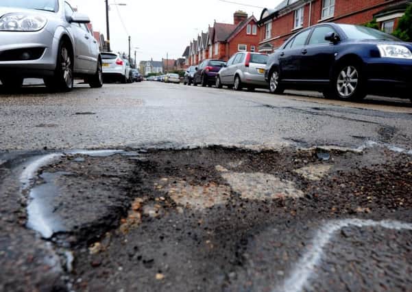 Potholes across Sussex are a problem