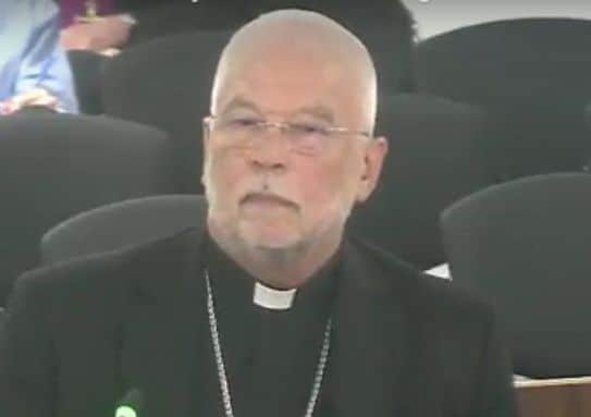 Bishop John Hind has already spoken at the inquiry
