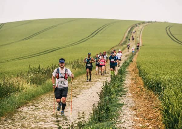 Participants can walk, jog or run 52.4 miles along the South Downs Way