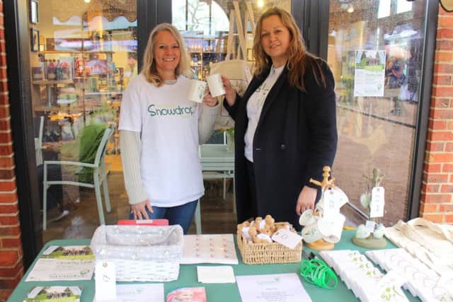 The shop is also supporting local charity The Sussex Snowdrop Trust