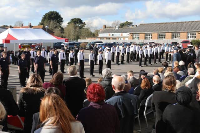 Northbrook MET in Worthing has held its inaugural cadet parade to celebrate the official opening of its Royal Navy Contingent
