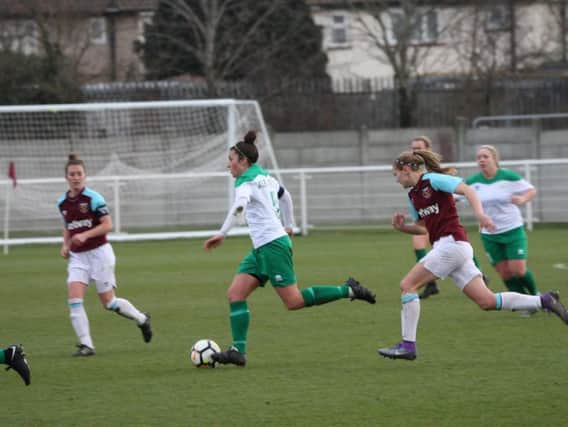 Emma Alexandre back in action agaisnt West Ham following injury
