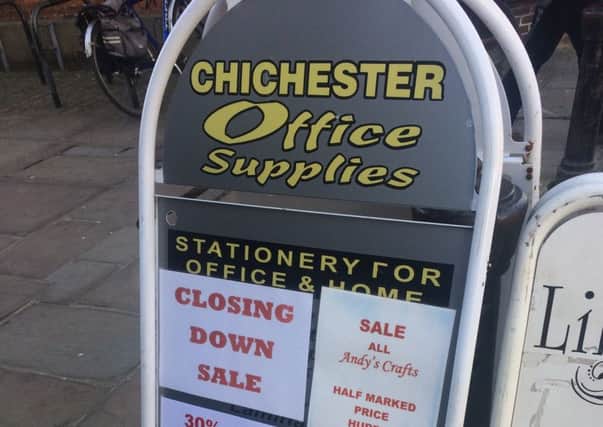 Chichester Office Supplies. Pictured February 2018.