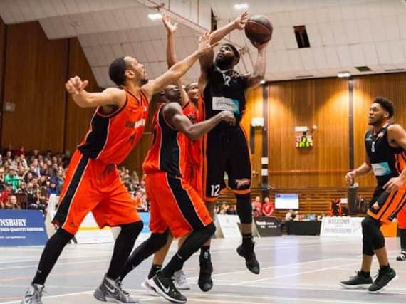 Marquis Mathis wants Worthing Thunder to build some much-needed momentum as they head in to their play-off run-in. Picture by Kyle Hemsley