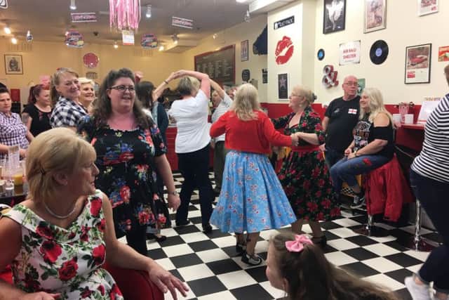 Everyone was jiving, singing and drinking milkshakes at the Golly Miss MollyÂ’s RockinÂ’ Sundays launch