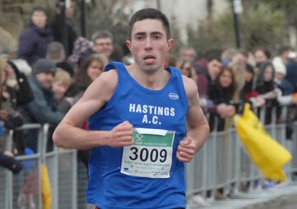 Gary Foster, of Hastings Athletic Club, is likely to be a strong contender to win the 2018 Hastings Half Marathon this morning. Picture by Steve Hunnisett
