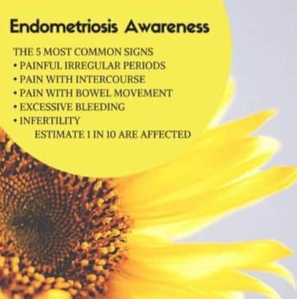 For more endometriosis information go to https://www.endometriosis-uk.org/
