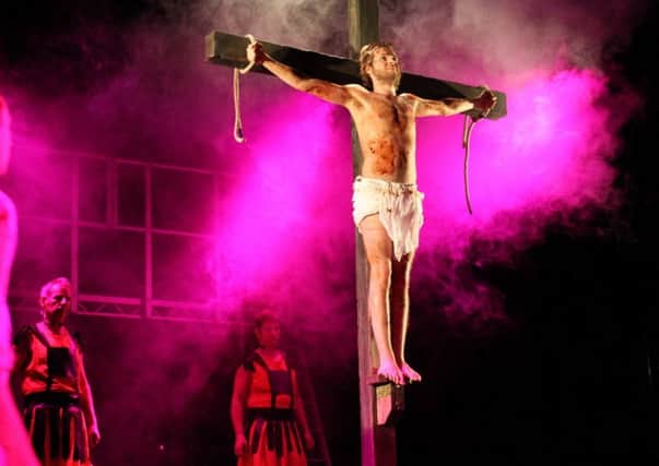 With Easter approaching, Ernie Barnes, of Fircroft Avenue in Lancing, sent in these pictures of a production of Jesus Christ Superstar by the Worthing Musical Comedy Society, which he took