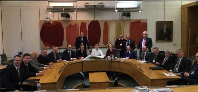 Amber Rudd MP and Huw Merriman MP took a team of local delegates to meet Roads Minister Jesse Norman, to discuss improvements to the A21. SUS-180319-154225001