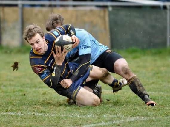 Returning Harry Forrest got a try in Worthing Raiders' victory on Saturday. Picture by Stephen Goodger