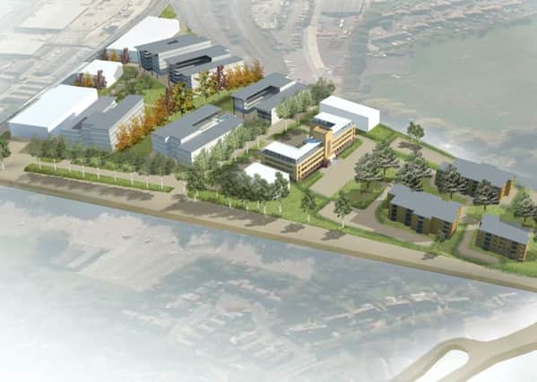 Artists' impression of plans for a science and business park at the former Novartis site in Horsham (photo submitted) SUS-160501-094312001