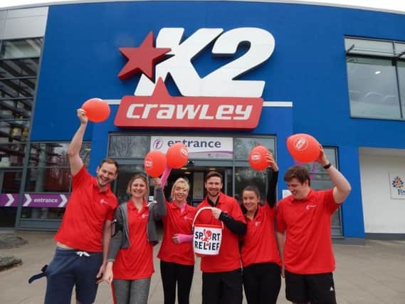 The K2 Crawley team ready for their run