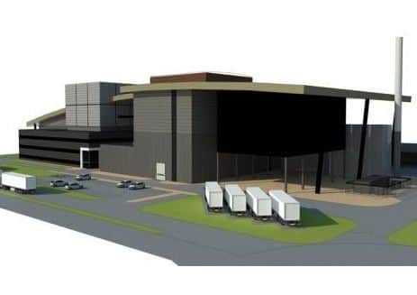 An artist's impression of the project. Image from West Sussex County Council Planning Portal.