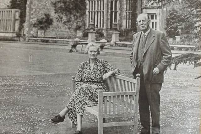 Clive and Alicia Pearson at Parham in 1956