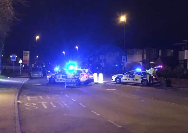 Police attend crash outside Horsham Co-Op