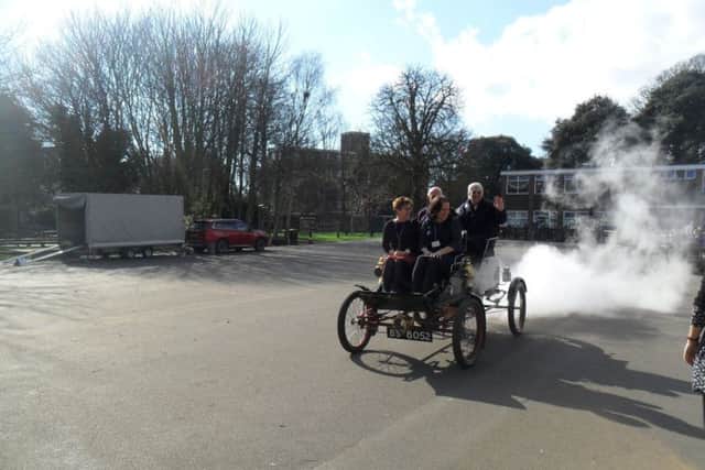 Pupils at St Mary's Catholic Primary School in Worthing learnt all about modes of transport through time