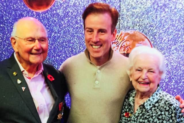 With Anton Du Beke from Strictly