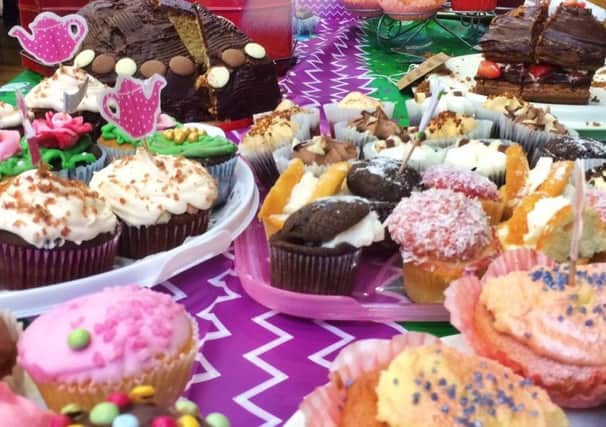 The craft and cake fayre has competitions for the best bakes
