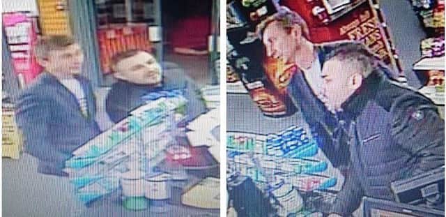 Do you recognise these two men? SUS-180327-153039001