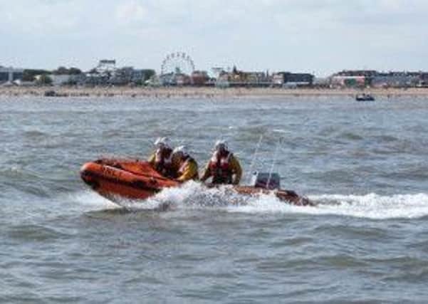 A woman was rescued from the water near Hove last night (March 29)