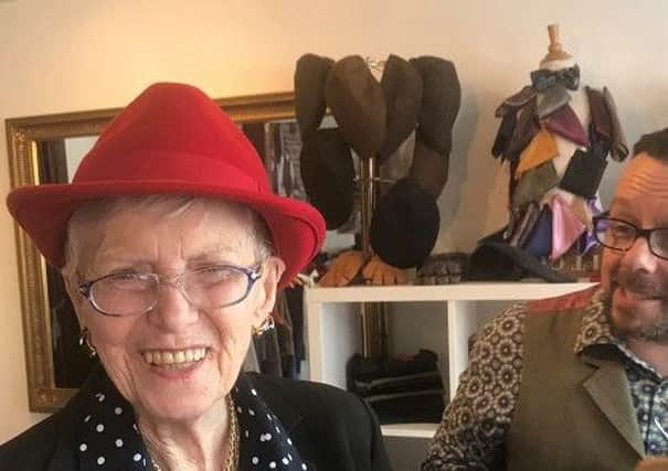 Val Lynch, 85, is now volunteering at Igor Srzic-Cartledge's shop in Steyning