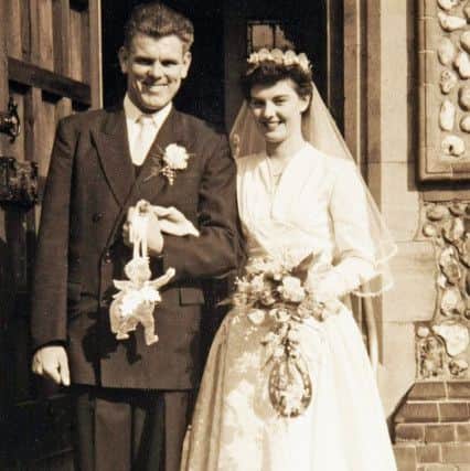 Janette and Colin Short on their wedding day, March 29, 1958