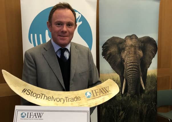 Nick Herbert at the International Fund of Animal Welfare (IFAW) event in the House of Commons SUS-180328-114945001