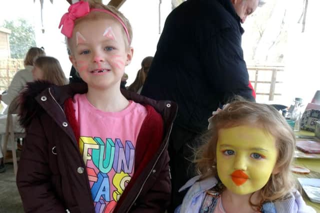 Face painting was one of the attractions at the Bluebell Ridge Easter Fun Day SUS-180304-095941001