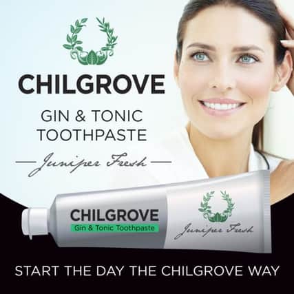 Chilgrove's 'new' Gin and Tonic Toothpaste 'released' on April 1....
