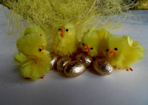 These chicks will be hidden around Pulborough on Saturday (March 31)