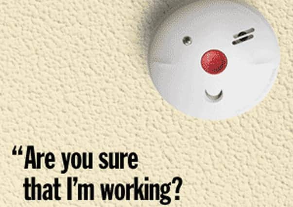 The fire service is warning people to check their smoke alarm this Easter weekend