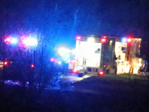 Police were called to the collision near Steyning at 10.30pm last night (March 30). Picture: Eddie Mitchell