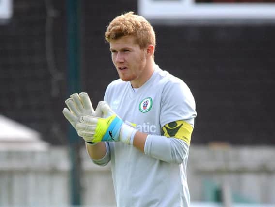 Josh James was back in action for Burgess Hill Town