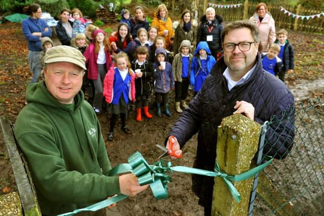Opening of Forest School at Thakeham Primary by Martin Field. Picture: Steve Robards