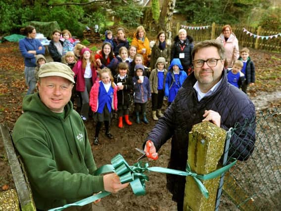 Opening of Forest School at Thakeham Primary by Martin Field. Picture: Steve Robards