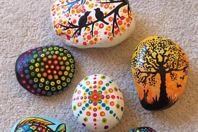 Supporters including Naomi Squires has been auctioning her rocks for Cancerwise
