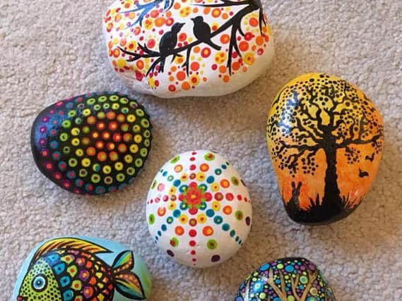 Supporters including Naomi Squires has been auctioning her rocks for Cancerwise