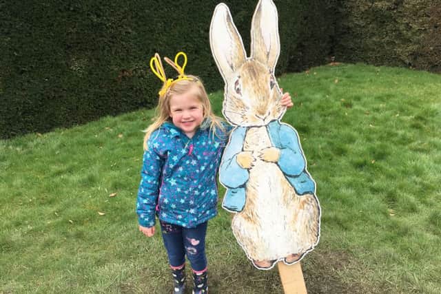 Peter Rabbit is at Wakehurst Place for Easter 2018. Picture: Katherine Hollisey-McLean.