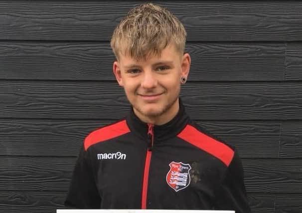 Sammy Foulkes was Rye Town Football Club's Pikes Cleaning man of the match in the 2-1 defeat at home to Hollington United.