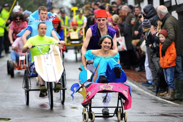 Dozens of people took part in this year's races.
