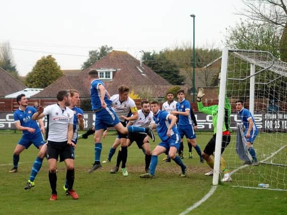 Pagham pile on the pressure against Saltdean / Picture by Roger Smith