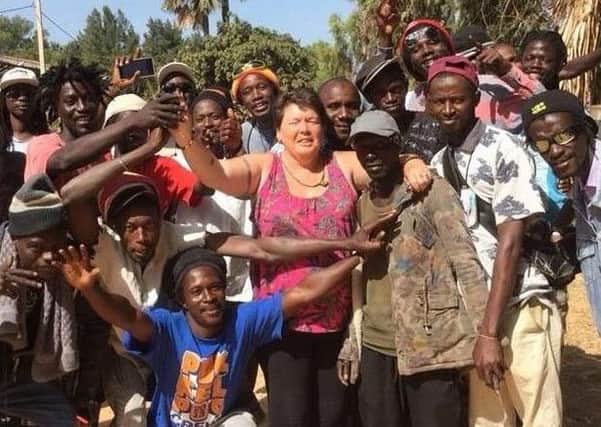 Sonia Garrett set up a lunch club in The Gambia SUS-181004-121713001