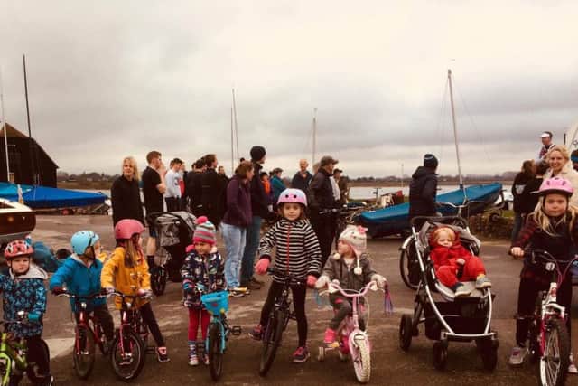 One of the Wacky Races held in Bosham for the campaign