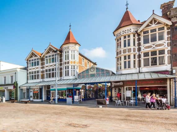 The town's Arcade was purchased by Arun District Council last year
