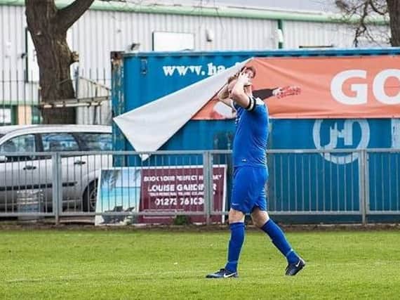 Shoreham are on the brink of Bostik League South relegation following their home defeat at the hands of Herne Bay. Picture by David Jeffery