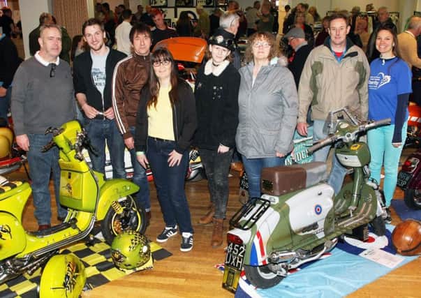 Visitors at Goring Conservative Club Scooter Custom Show. Picture: Derek Martin DM1840359a