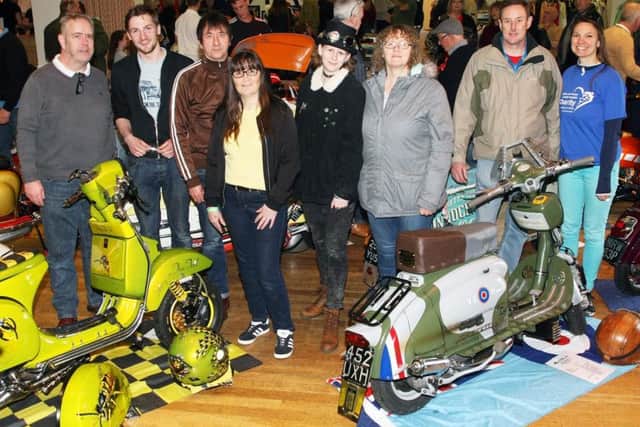 Visitors at Goring Conservative Club Scooter Custom Show. Picture: Derek Martin DM1840359a