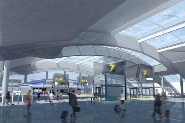 Plans to redevelop Gatwick Airport's railway station have been submitted
