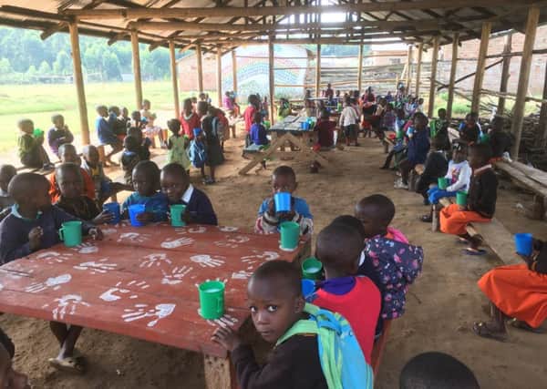Pupils at Uganda development school